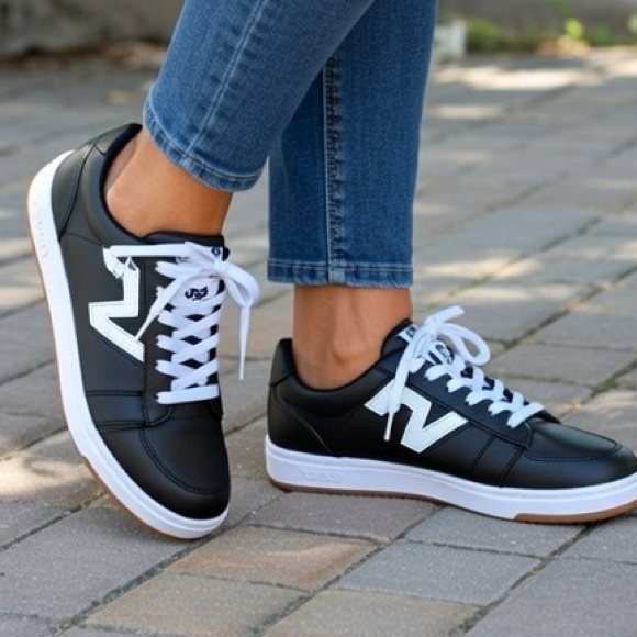 Vans Shoes - Vans Leather Sneakers with Gum Sole